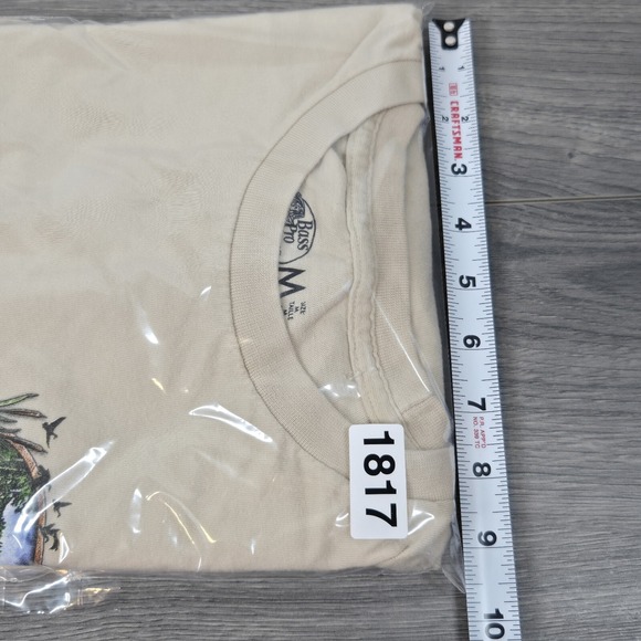 Bass Pro Shops‎ T Shirt Mens M Beige Fishing Definition Funny Short Sleeve - Picture 15 of 16